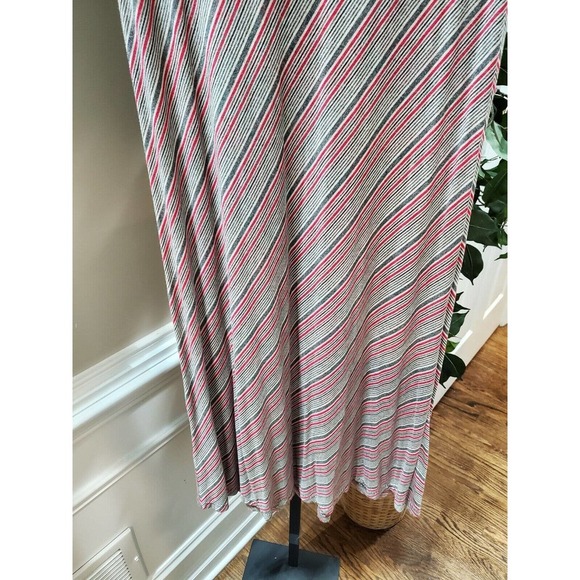 Sophi Max Women's Multicolor Striped Rayon A-Line Casual Long Skirt Size Small - Picture 6 of 12